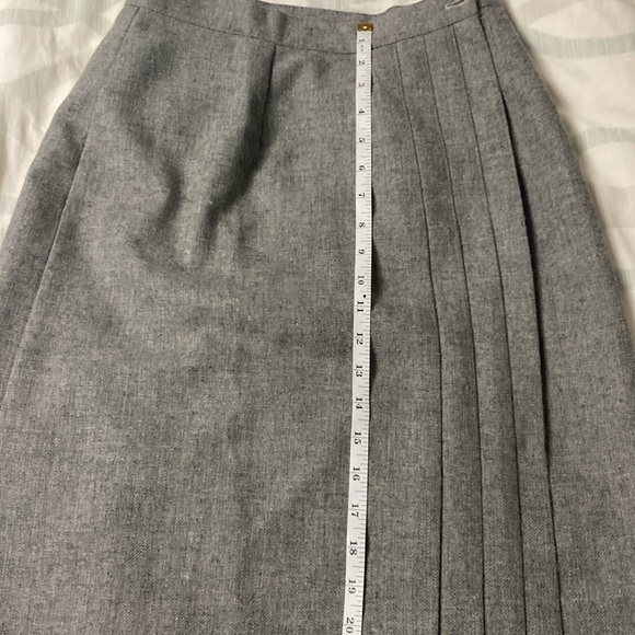 Lined wool A line skirt - Picture 6 of 6
